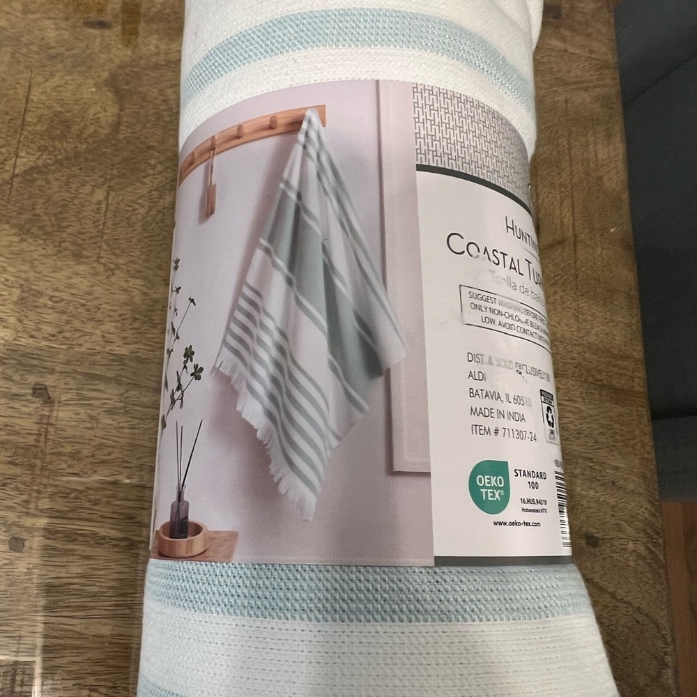 Coastal Stripe Turkey Towel